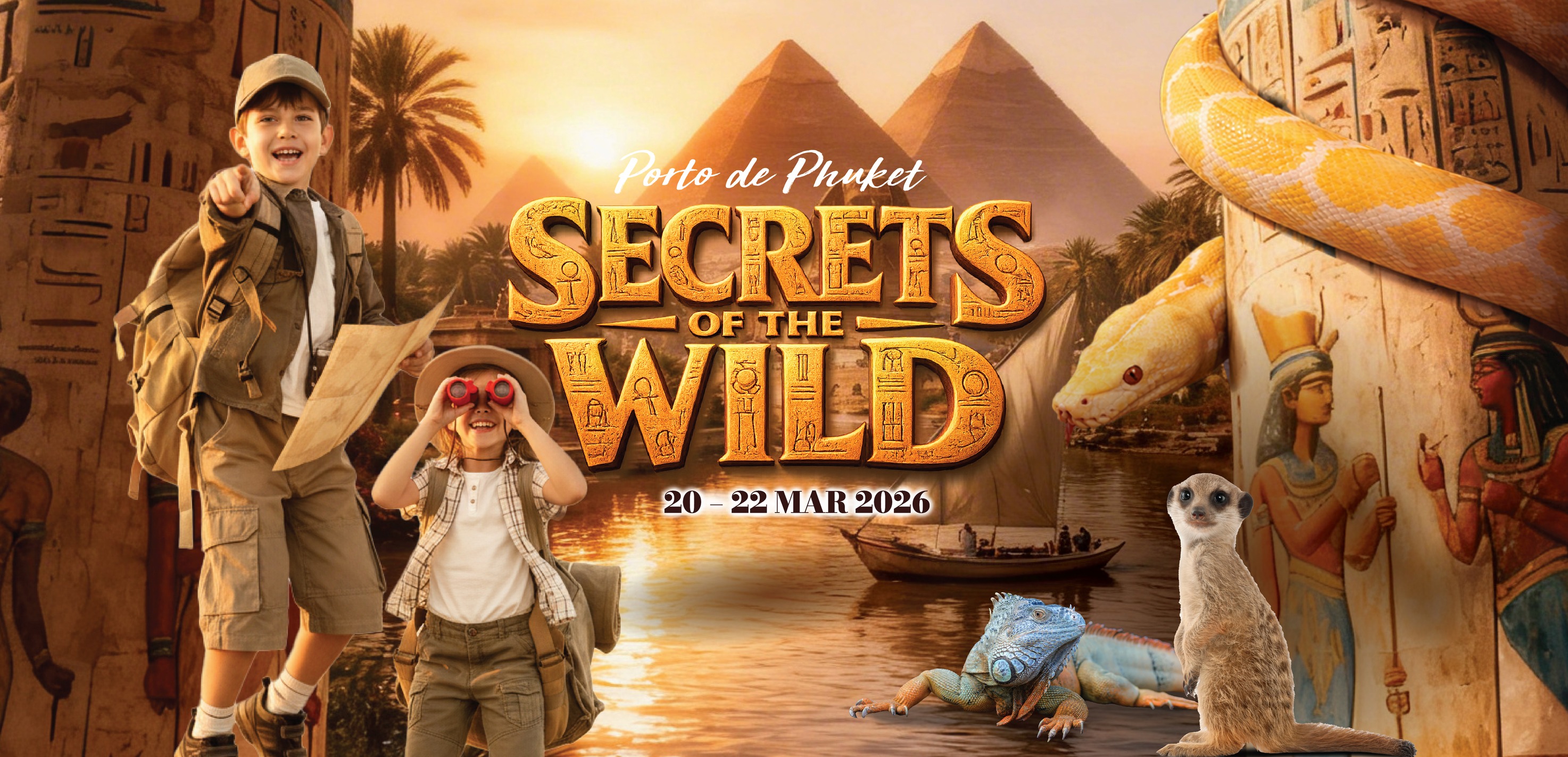 Secrets of the Wild 20 - 22 Merch 2026 at Porto de Phuket